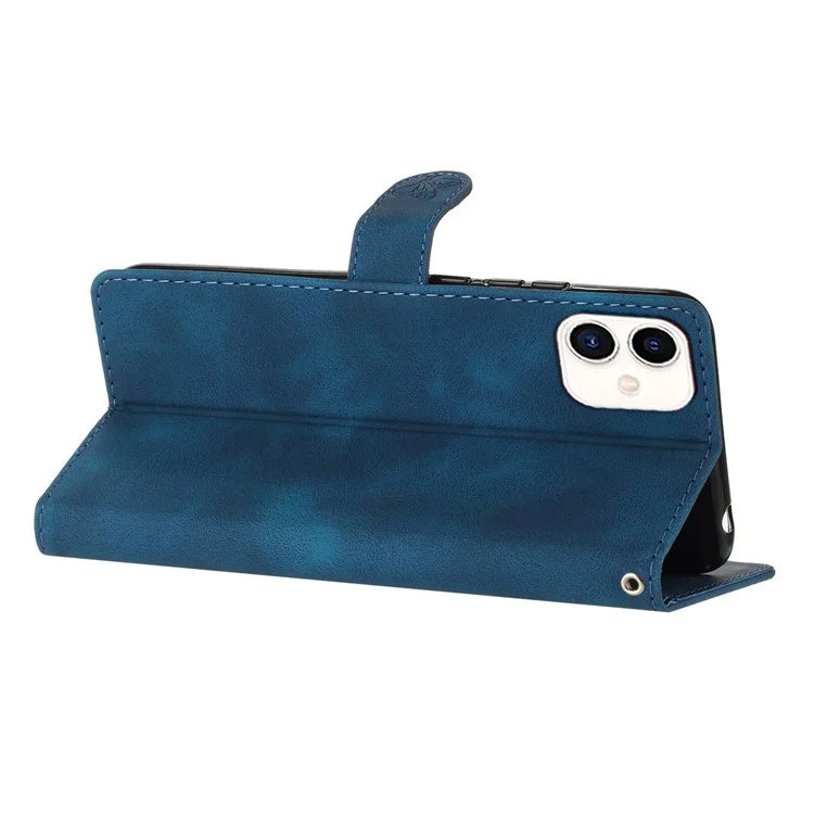 For Samsung Galaxy A05 4G Case PU Leather Stand Cover Magnetic Phone Shell Imprinted Wallet