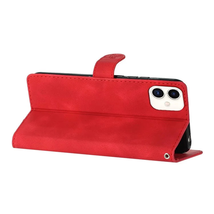 For Samsung Galaxy A05 4G Case PU Leather Stand Cover Magnetic Phone Shell Imprinted Wallet