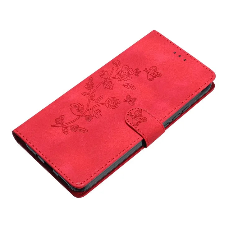 For Samsung Galaxy A05 4G Case PU Leather Stand Cover Magnetic Phone Shell Imprinted Wallet