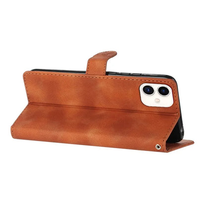 For Samsung Galaxy A05 4G Case PU Leather Stand Cover Magnetic Phone Shell Imprinted Wallet