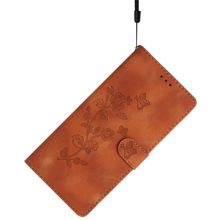 For Samsung Galaxy A05 4G Case PU Leather Stand Cover Magnetic Phone Shell Imprinted Wallet