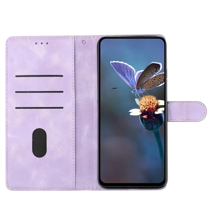 For Samsung Galaxy A05 4G Case PU Leather Stand Cover Magnetic Phone Shell Imprinted Wallet