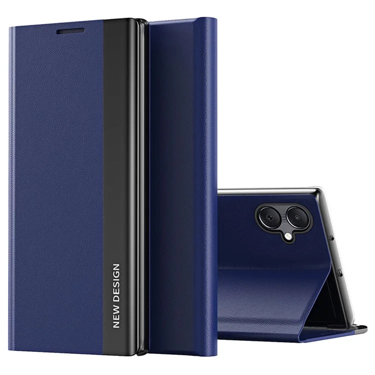 For Samsung Galaxy A05 4G Case Stand Leather Electroplating Phone Cover