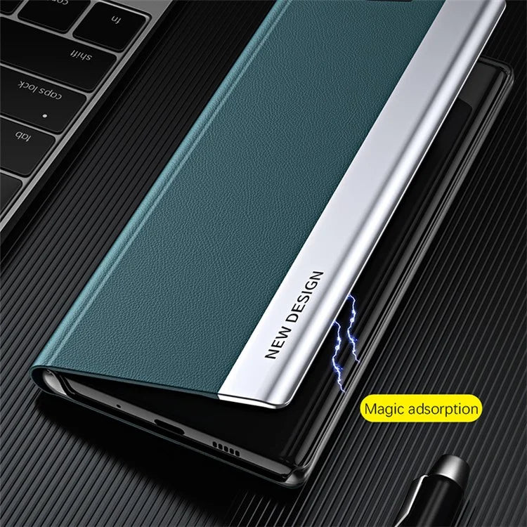 For Samsung Galaxy A05 4G Case Stand Leather Electroplating Phone Cover
