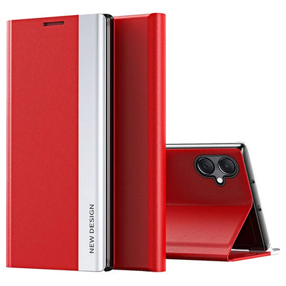 For Samsung Galaxy A05 4G Case Stand Leather Electroplating Phone Cover