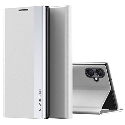 For Samsung Galaxy A05 4G Case Stand Leather Electroplating Phone Cover