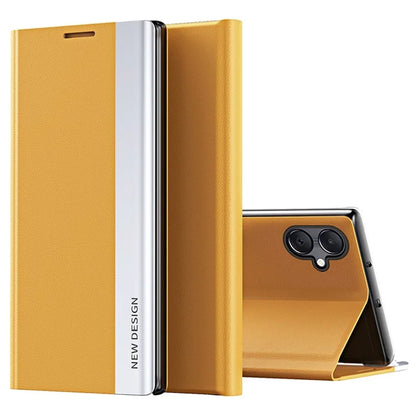For Samsung Galaxy A05 4G Case Stand Leather Electroplating Phone Cover