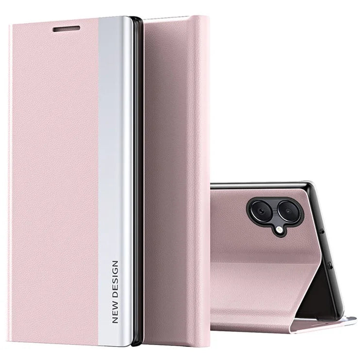 For Samsung Galaxy A05 4G Case Stand Leather Electroplating Phone Cover