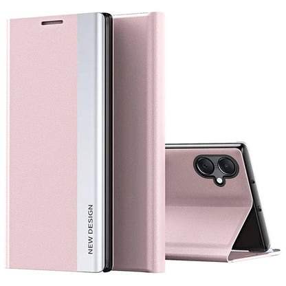 For Samsung Galaxy A05 4G Case Stand Leather Electroplating Phone Cover
