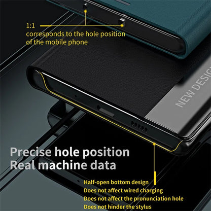 For Samsung Galaxy A05 4G Case Stand Leather Electroplating Phone Cover