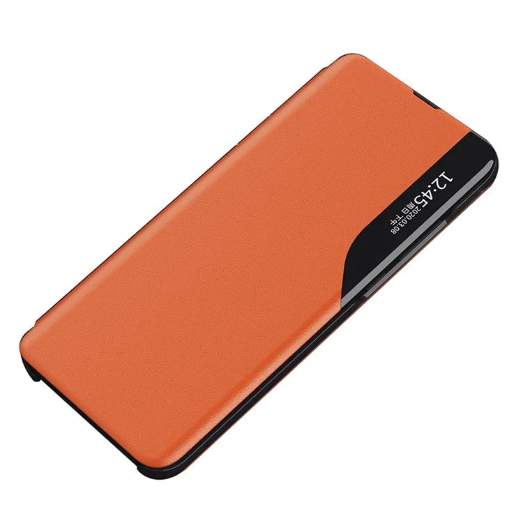 For Samsung Galaxy A05 4G Case PU Leather Stand View Window Phone Cover
