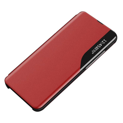 For Samsung Galaxy A05 4G Case PU Leather Stand View Window Phone Cover