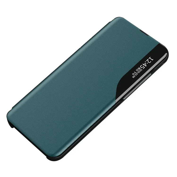 For Samsung Galaxy A05 4G Case PU Leather Stand View Window Phone Cover