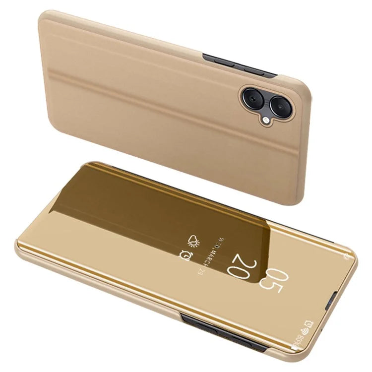 For Samsung Galaxy A05 4G Case View Window PU Leather Phone Cover