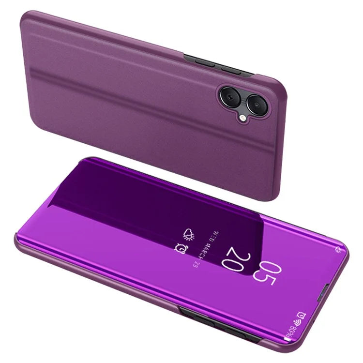 For Samsung Galaxy A05 4G Case View Window PU Leather Phone Cover