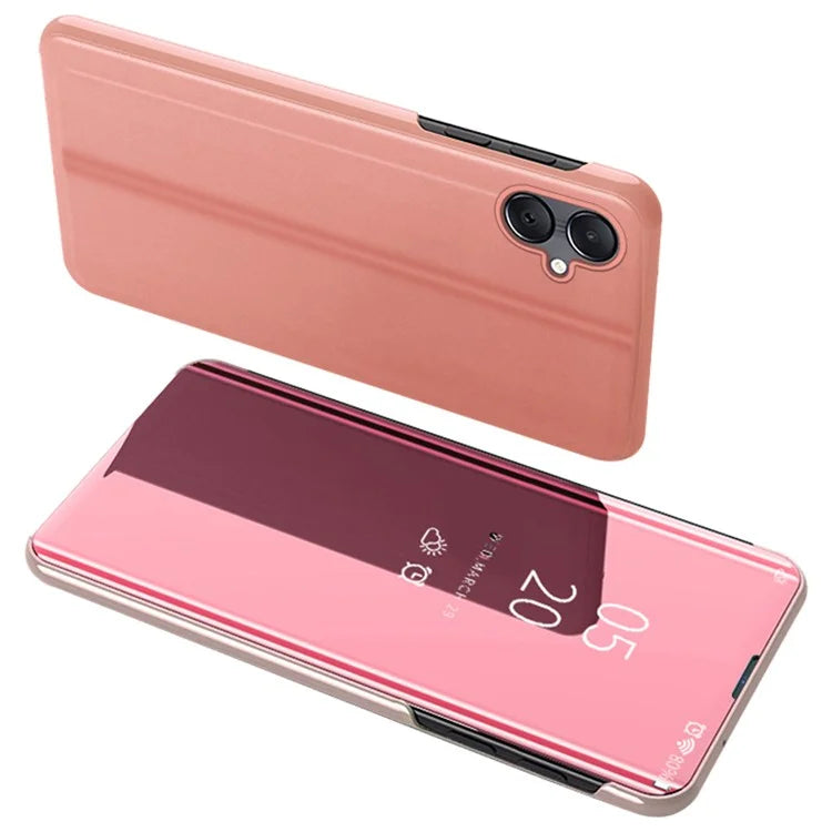 For Samsung Galaxy A05 4G Case View Window PU Leather Phone Cover