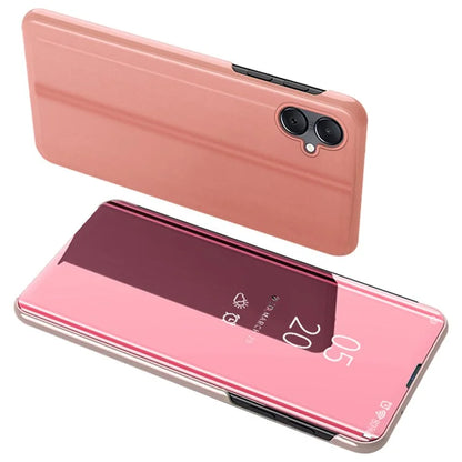 For Samsung Galaxy A05 4G Case View Window PU Leather Phone Cover