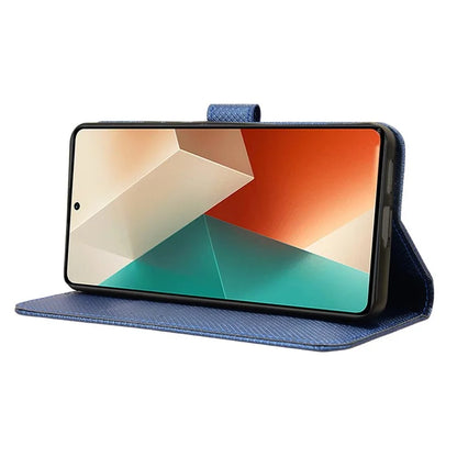 For Xiaomi Redmi Note 13 5G Case Magnetic Clasp Leather Wallet Cover