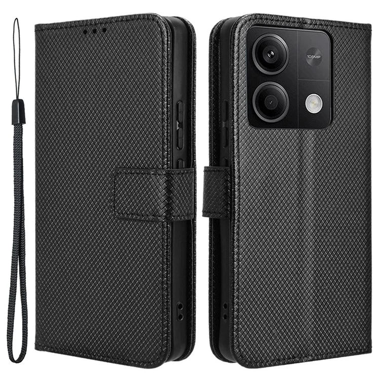 For Xiaomi Redmi Note 13 5G Case Magnetic Clasp Leather Wallet Cover