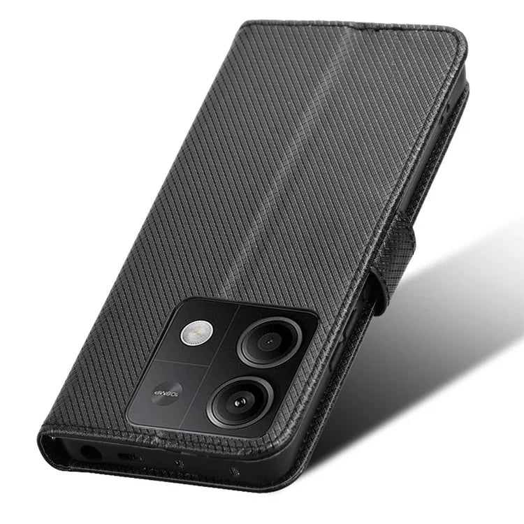 For Xiaomi Redmi Note 13 5G Case Magnetic Clasp Leather Wallet Cover