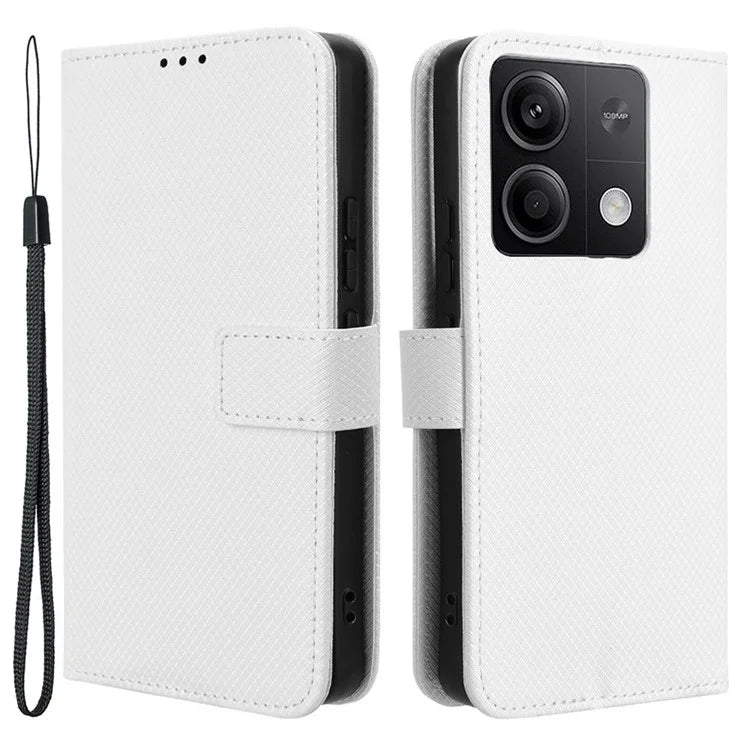 For Xiaomi Redmi Note 13 5G Case Magnetic Clasp Leather Wallet Cover