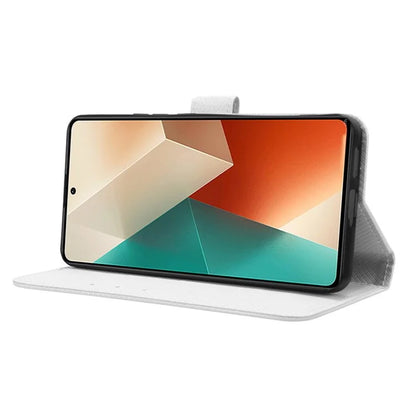 For Xiaomi Redmi Note 13 5G Case Magnetic Clasp Leather Wallet Cover