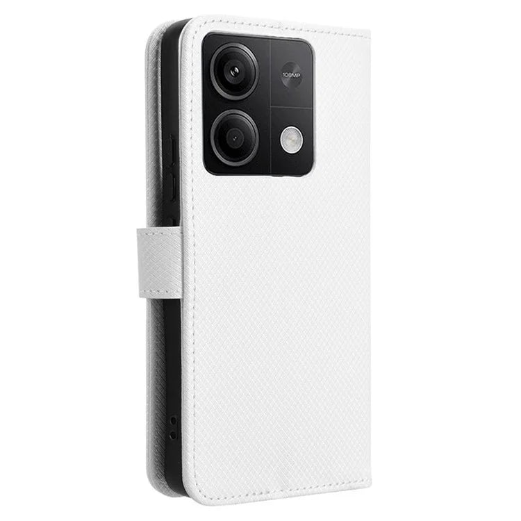 For Xiaomi Redmi Note 13 5G Case Magnetic Clasp Leather Wallet Cover