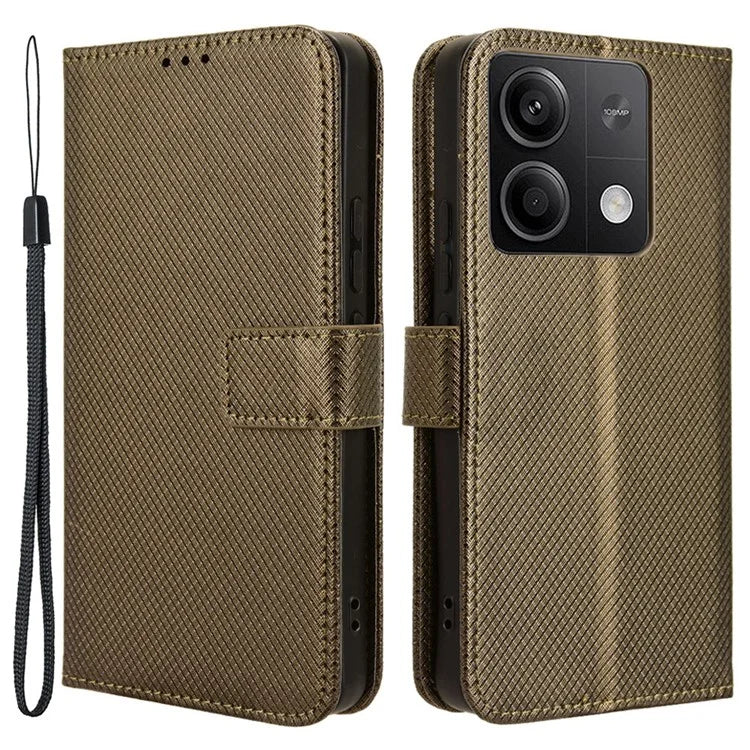 For Xiaomi Redmi Note 13 5G Case Magnetic Clasp Leather Wallet Cover