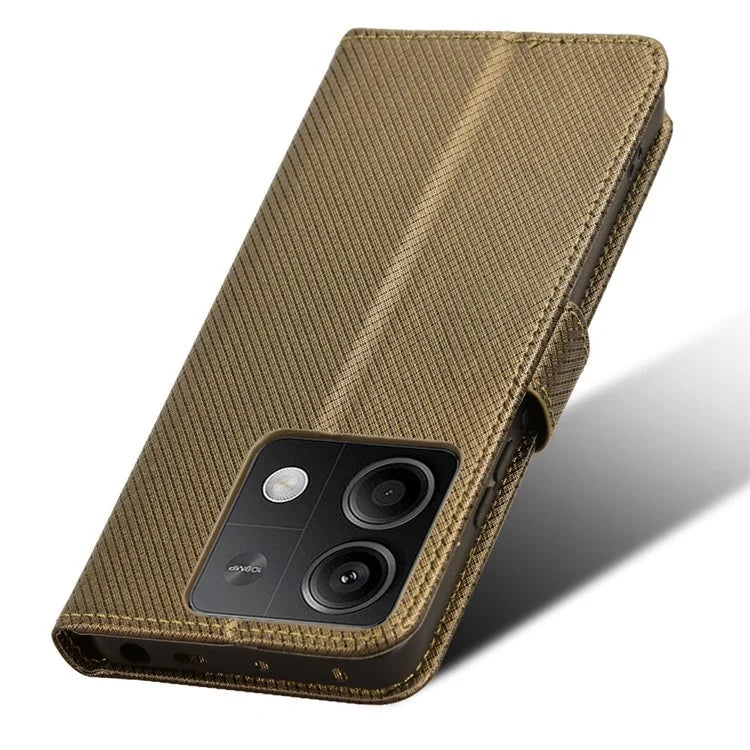 For Xiaomi Redmi Note 13 5G Case Magnetic Clasp Leather Wallet Cover