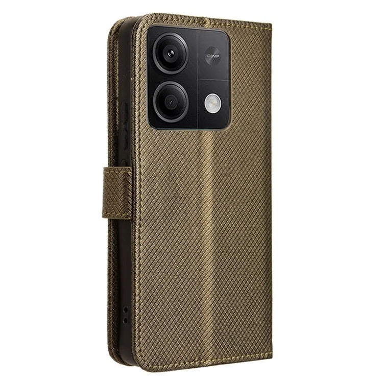 For Xiaomi Redmi Note 13 5G Case Magnetic Clasp Leather Wallet Cover