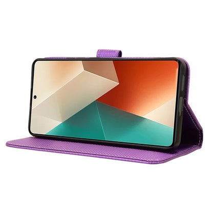 For Xiaomi Redmi Note 13 5G Case Magnetic Clasp Leather Wallet Cover