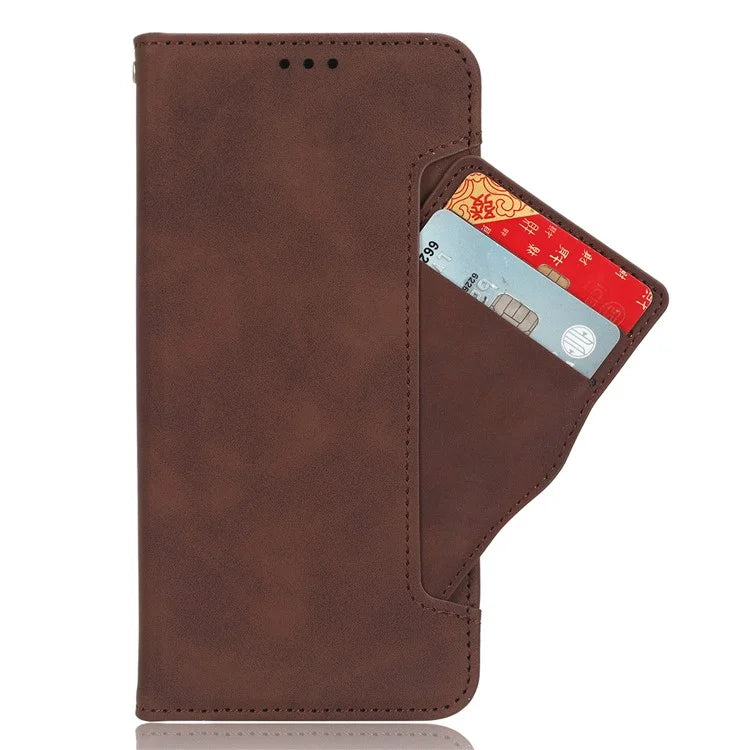 For Xiaomi Redmi Note 13 Pro 5G / Poco X6 5G PU Leather Case Phone Cover with Wallet Stand