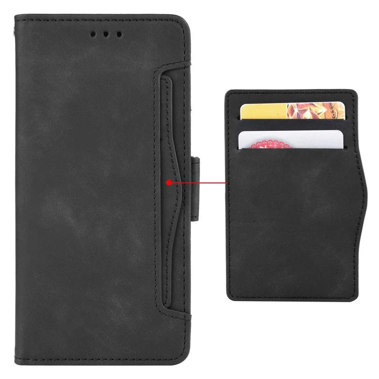 For Xiaomi Redmi Note 13 Pro 5G / Poco X6 5G PU Leather Case Phone Cover with Wallet Stand