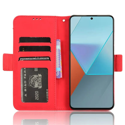 For Xiaomi Redmi Note 13 Pro 5G / Poco X6 5G PU Leather Case Phone Cover with Wallet Stand