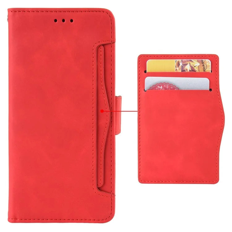 For Xiaomi Redmi Note 13 Pro 5G / Poco X6 5G PU Leather Case Phone Cover with Wallet Stand