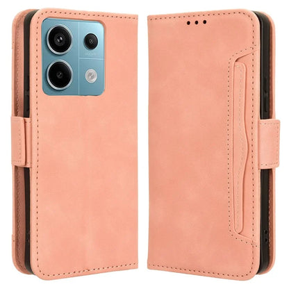 For Xiaomi Redmi Note 13 Pro 5G / Poco X6 5G PU Leather Case Phone Cover with Wallet Stand