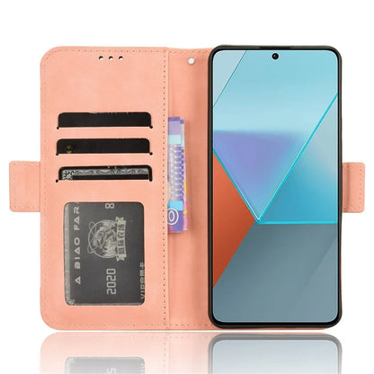 For Xiaomi Redmi Note 13 Pro 5G / Poco X6 5G PU Leather Case Phone Cover with Wallet Stand