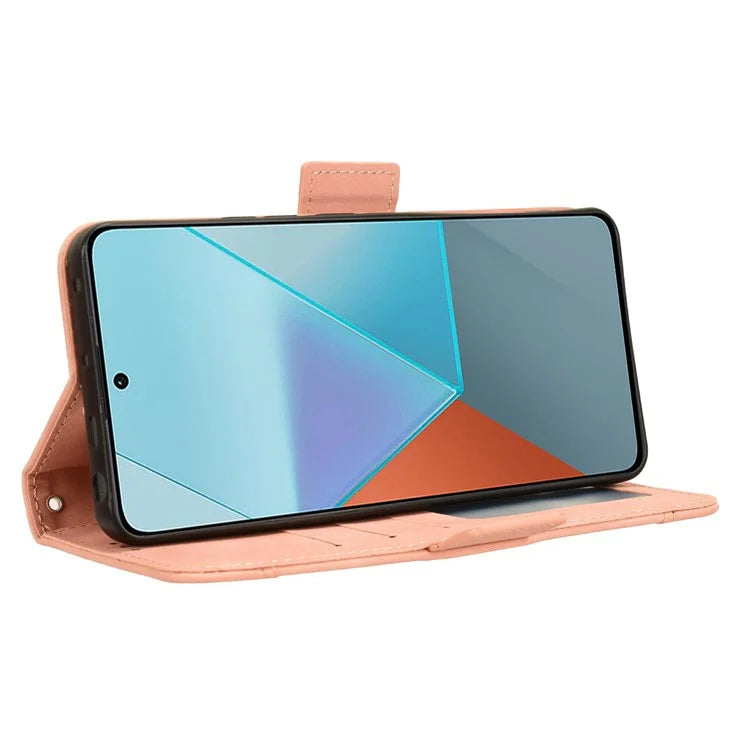 For Xiaomi Redmi Note 13 Pro 5G / Poco X6 5G PU Leather Case Phone Cover with Wallet Stand