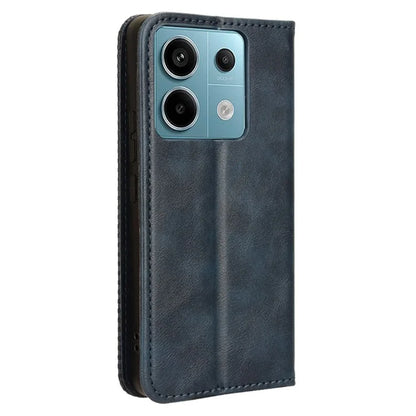 For Xiaomi Redmi Note 13 Pro 5G / Poco X6 5G Phone Case Wallet Retro PU Leather Cell Phone Cover