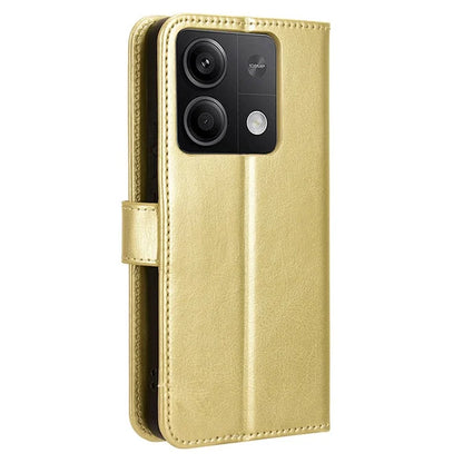 For Xiaomi Redmi Note 13 5G Case Crazy Horse Texture Phone Wallet Cover