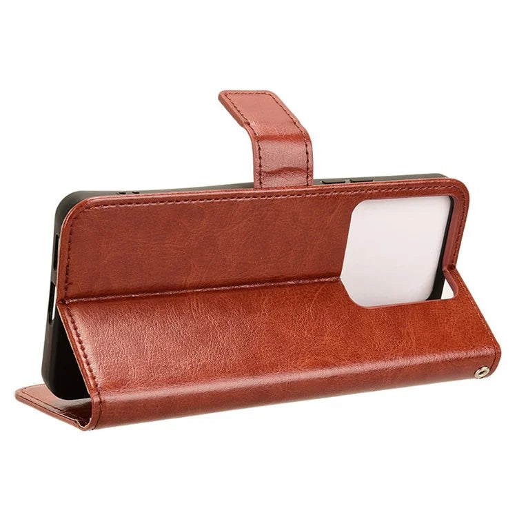 For Xiaomi Redmi Note 13 Pro 5G / Poco X6 5G Case PU Leather Phone Stand Cover