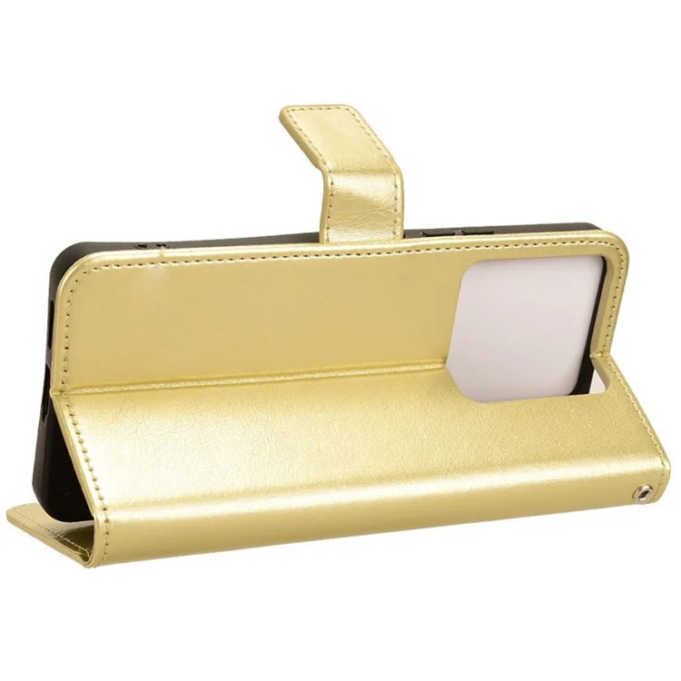For Xiaomi Redmi Note 13 Pro 5G / Poco X6 5G Case PU Leather Phone Stand Cover