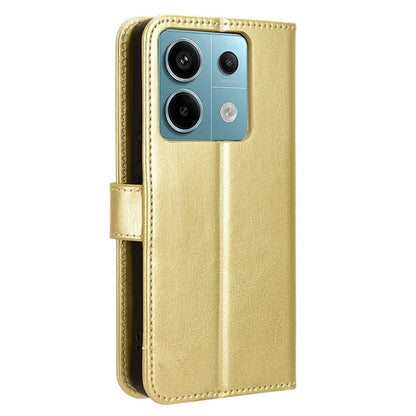 For Xiaomi Redmi Note 13 Pro 5G / Poco X6 5G Case PU Leather Phone Stand Cover