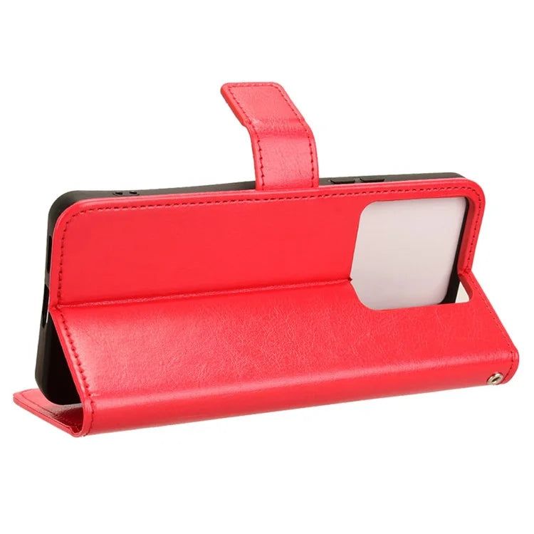 For Xiaomi Redmi Note 13 Pro 5G / Poco X6 5G Case PU Leather Phone Stand Cover