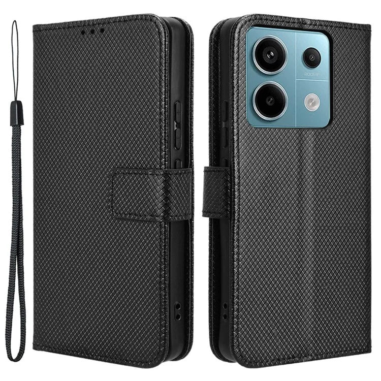 For Xiaomi Redmi Note 13 Pro 5G / Poco X6 5G Phone Case Anti-Scratch Shell Magnetic PU Leather Wallet Phone Cover