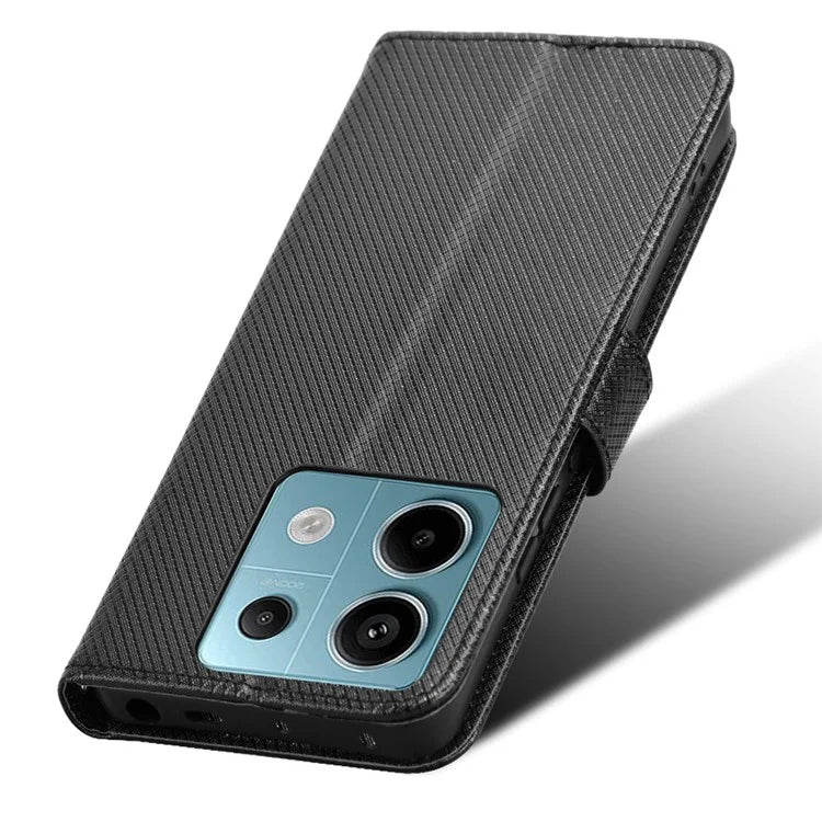 For Xiaomi Redmi Note 13 Pro 5G / Poco X6 5G Phone Case Anti-Scratch Shell Magnetic PU Leather Wallet Phone Cover