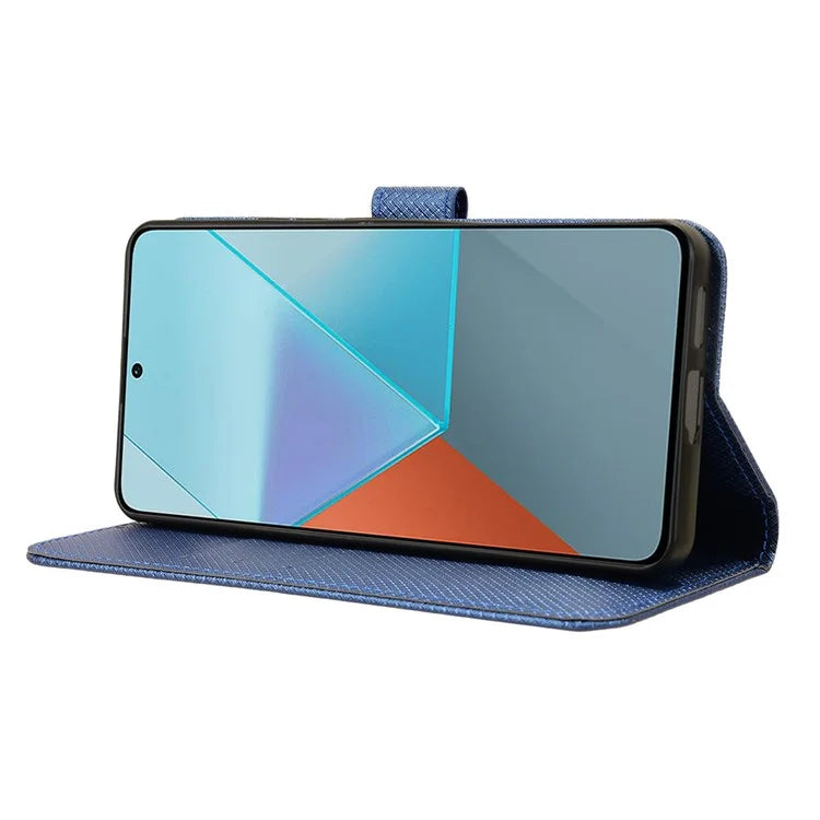 For Xiaomi Redmi Note 13 Pro 5G / Poco X6 5G Phone Case Anti-Scratch Shell Magnetic PU Leather Wallet Phone Cover