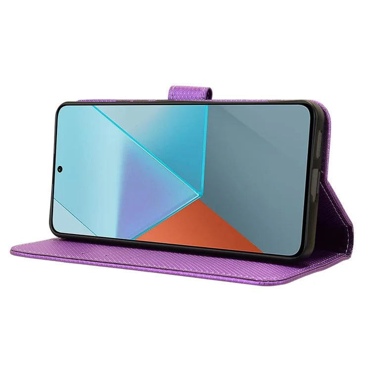 For Xiaomi Redmi Note 13 Pro 5G / Poco X6 5G Phone Case Anti-Scratch Shell Magnetic PU Leather Wallet Phone Cover