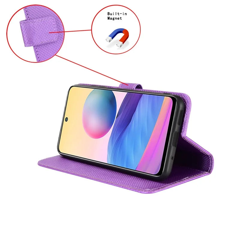 For Xiaomi Redmi Note 13 Pro 5G / Poco X6 5G Phone Case Anti-Scratch Shell Magnetic PU Leather Wallet Phone Cover
