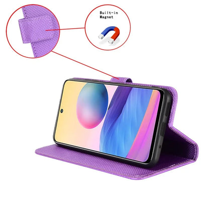 For Xiaomi Redmi Note 13 Pro 5G / Poco X6 5G Phone Case Anti-Scratch Shell Magnetic PU Leather Wallet Phone Cover